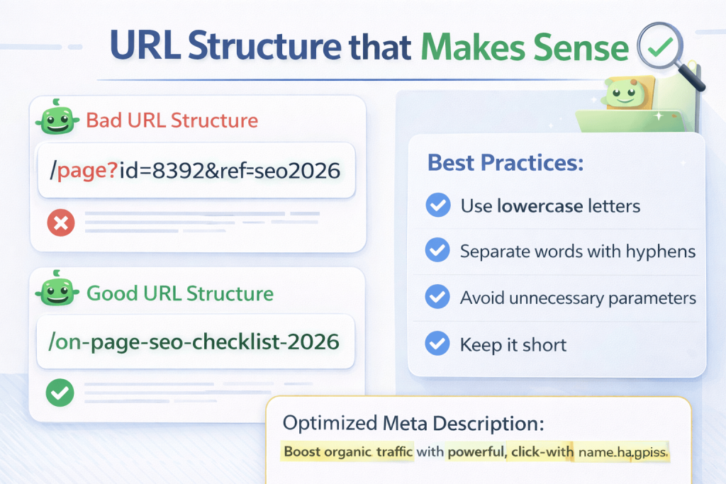 Clear and effective URL structure guide