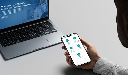 Al Maarifa Facilities Management LLC website design by Pentagon Information Technology